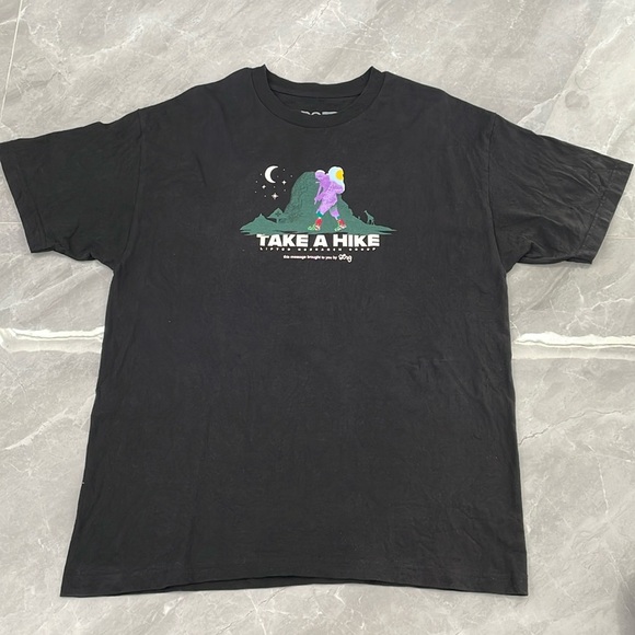 Men’s LRG Lifted Research Group "Take A Hike" Cotton Short Sleeve Shirt XL - Picture 1 of 10